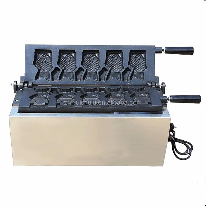 Fish Cake Machine - New Open Mouth Ice Cream Taiyaki Waffle Making