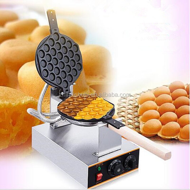 Egg Bubble Waffle Maker - Professional Ice Cream Egg Hong Kong Waffle