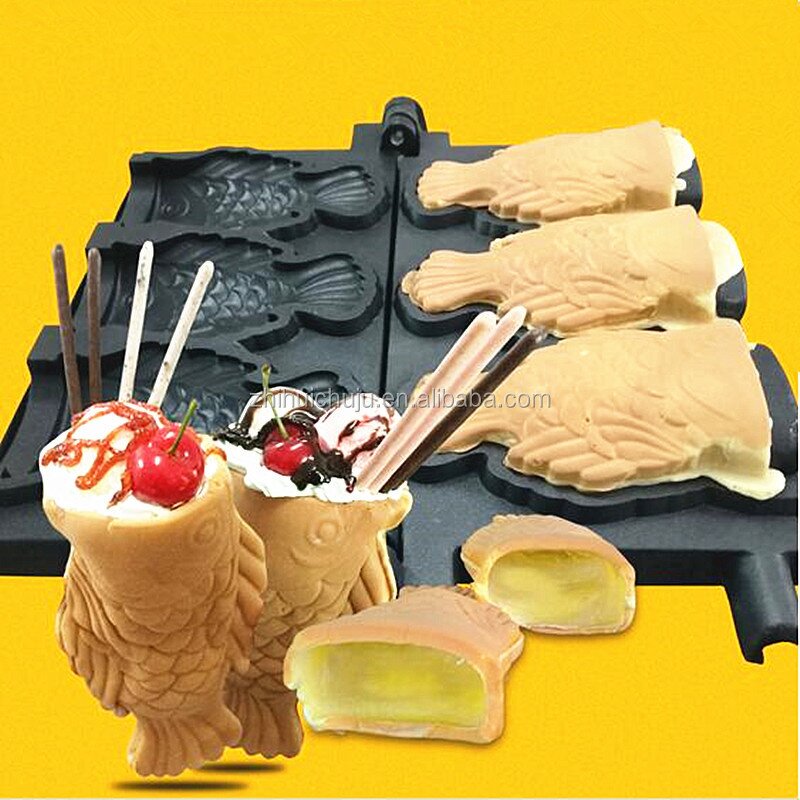 Fish Cake Machine - New Open Mouth Ice Cream Taiyaki Waffle Making