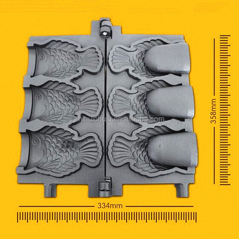 Fish Cake Machine - New Open Mouth Ice Cream Taiyaki Waffle Making