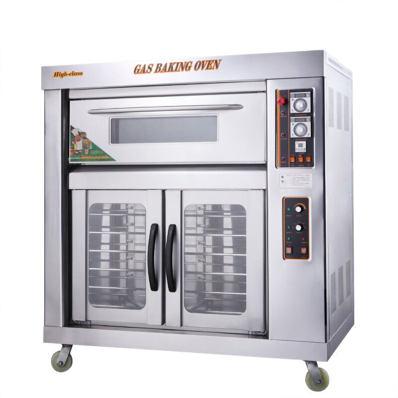 Gas Bread Baking Oven - Factory Price High Performance Double Deck
