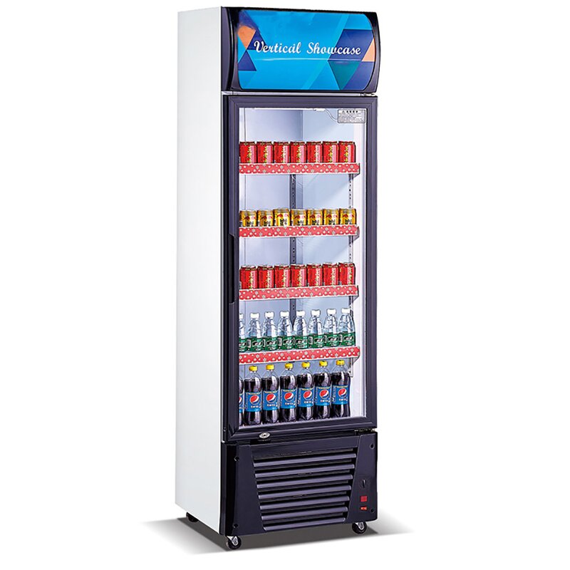 Vertical Display Freezer - Commercial Supermarket Glass Door Vertical Cabinet