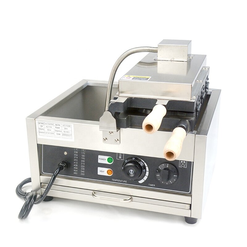Waffle Iron - Commercial Ice Cream Cone Machine for Small Business Fish Shape Taiyaki