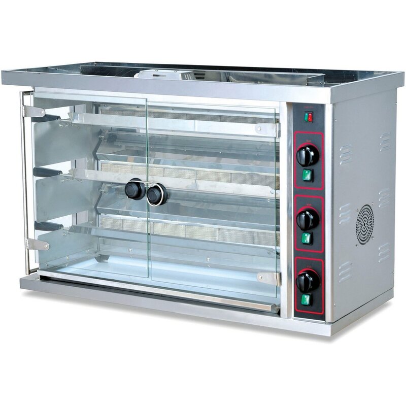 Gas Chicken Roaster - Factory Price Stainless Steel Commercial Rotisserie Oven