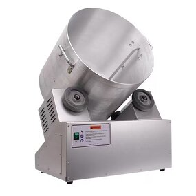 Coater Mixer Tumbler - Commercial for Popcorn Powder Coating Snack Foods
