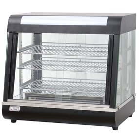 Pie Food Display Cabinet - Hot Lamps Warmer