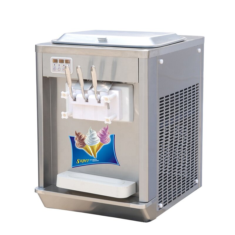 Soft Ice Cream Making Machine - Wholesale 3 Nozzles
