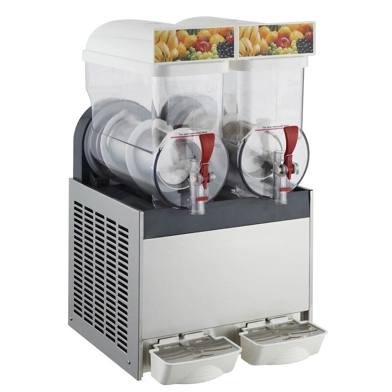 Frozen Drink Machine - Table Top 2 Tank Commercial Slush Juicer