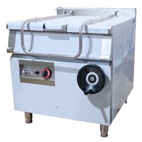 Tilting Braising Pan - Stainless Steel LPG Commercial Kitchen for Hotel Restaurant