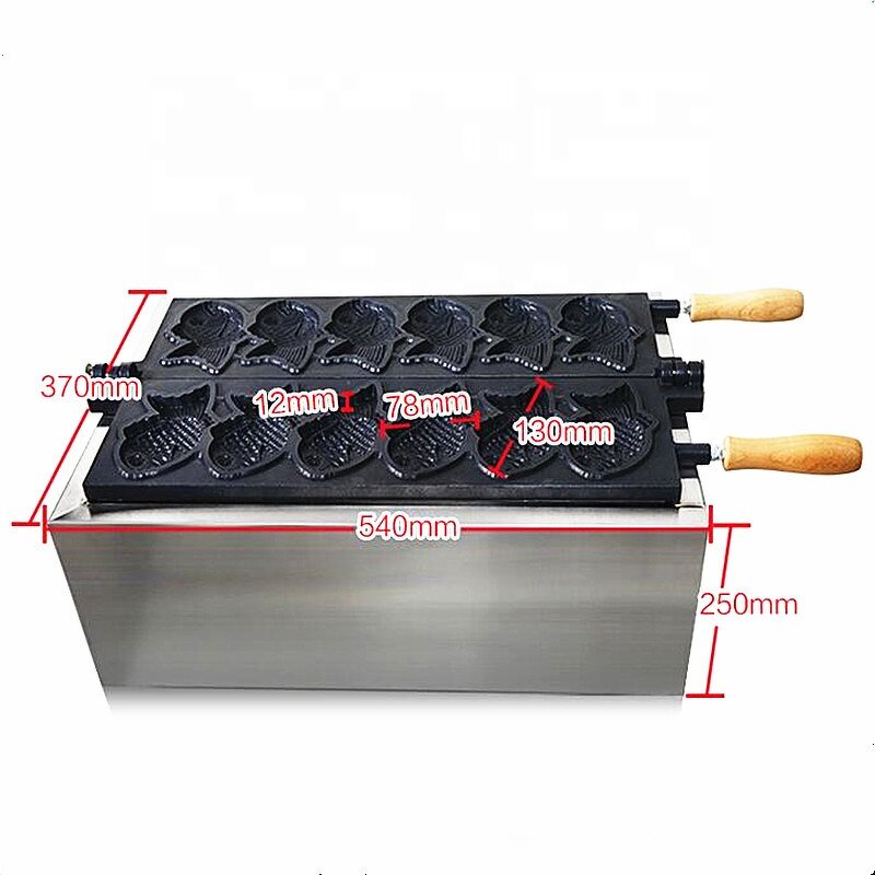 Fish Taiyaki Waffle Maker - Electric CE Approved Made in China