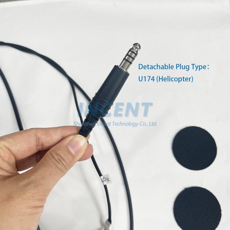 Aviation Helmet Communications Manufacturer - ANR Bluetooth for Helicopter U174 Plug