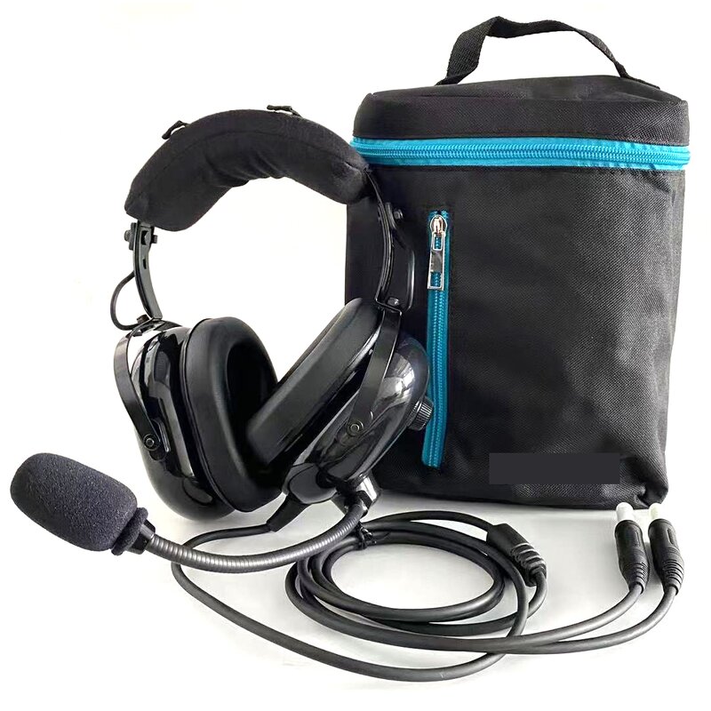 Aviation Headset Manufacturer - Pilot Complimentary Earphone Storage Bag Similar to David Clark