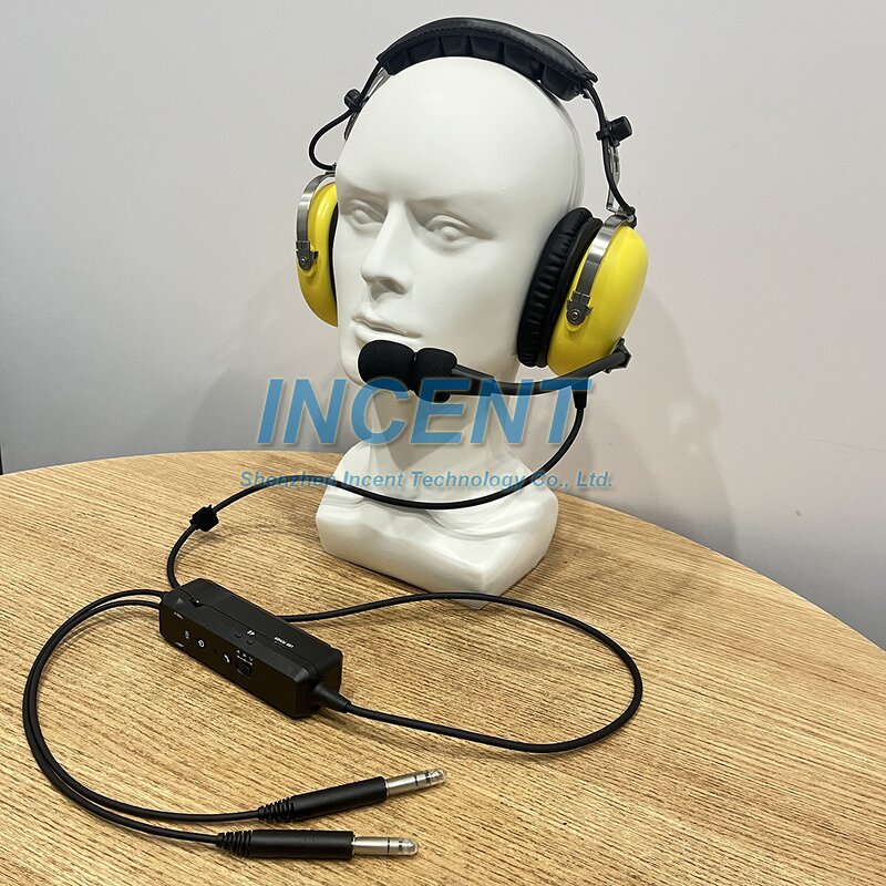 Aviation Headset Manufacturer - Yellow Pilot ANR Electret Condenser Microphone Active Noise Reduction A20
