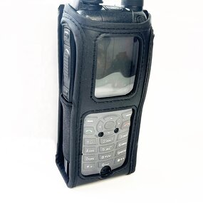 Carry Case Manufacturer - Two Way Radio Soft Leather with Belt Loop for Airbus EADS THR9 TH9 TH9i Radio