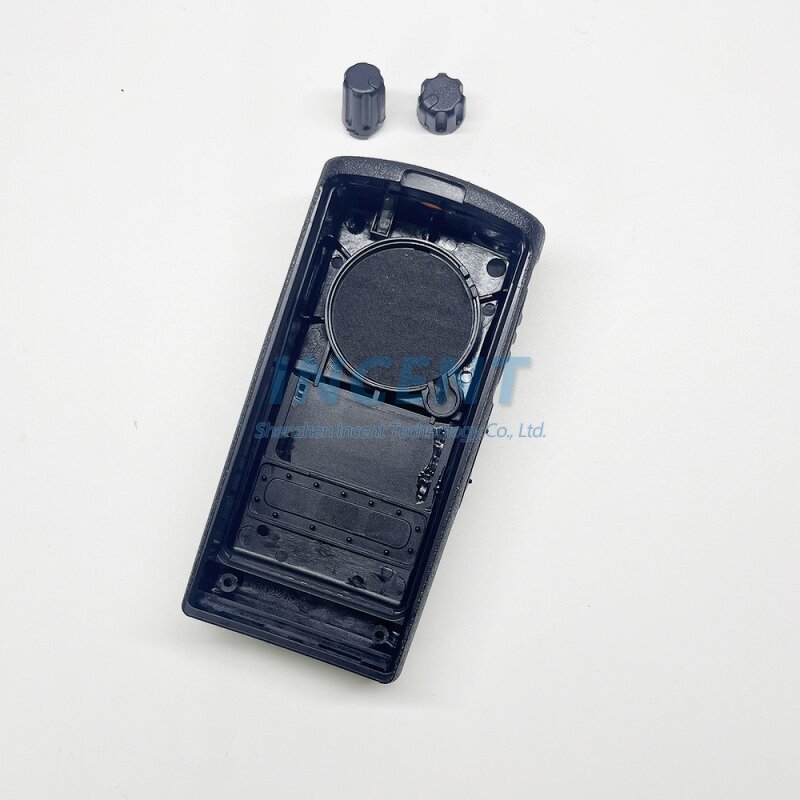 Two Way Radio Case Manufacturer - Black Front Housing Casing 8 Channel Replacement Refurbish with Knobs for RVA50 or XT420