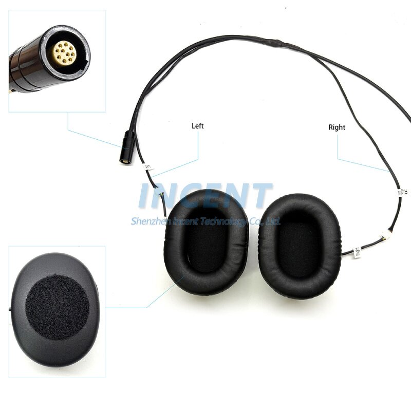 Aviation Helmet Communications Manufacturer - ANR Bluetooth for Helicopter U174 Plug