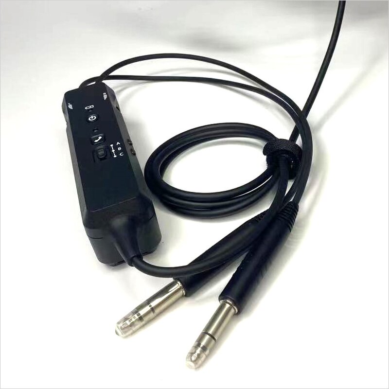 Aviation Headset Manufacturer - ANR Pilot Red Color with Great Active Noise Reduction Effect Bluetooth