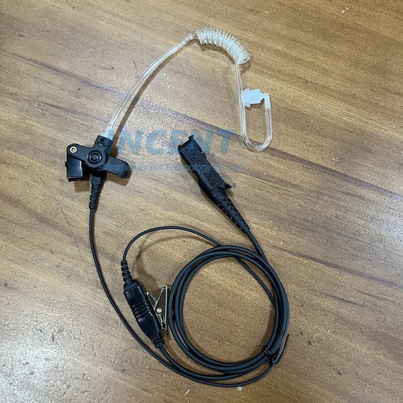 Acoustic Tube Headphones Manufacturer - Black Wired Earphones for XPR3500 XPR3500E XPR3300 XPR3300E DP2400 DP2400E DP2600E