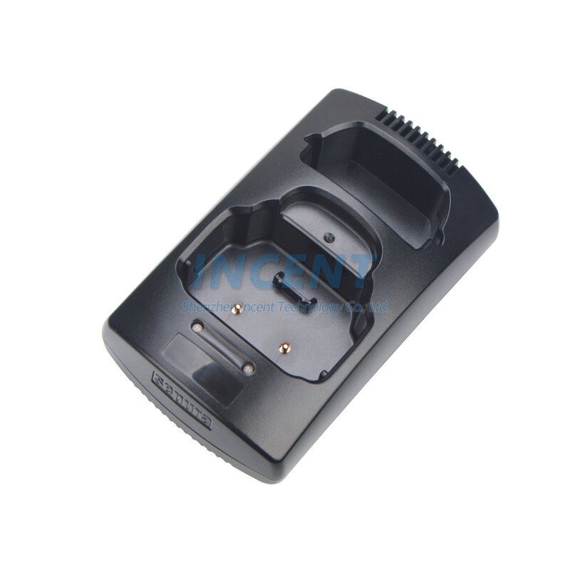 Desktop Charger Manufacturer - Pengisi Daya 1 + 1 Stasiun Pengisian Dengan Adaptor AC 100-240V Untuk Sepura STP8000 SEP8040