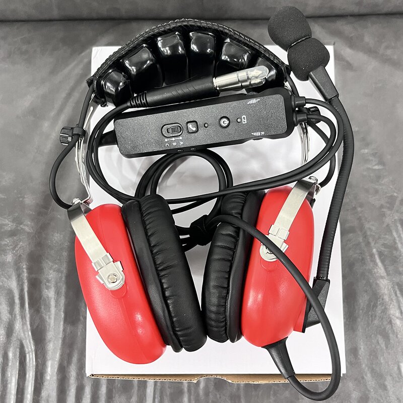 Aviation Headset Manufacturer - Professional General PJ-55 and PJ-68 Dual Plug Pilot Noise Reduction