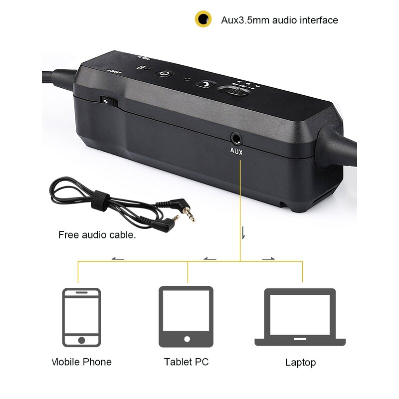 Aviation Headset Manufacturer - Pilot Bluetooth With Active Noise Reduction Multiple Colors Available