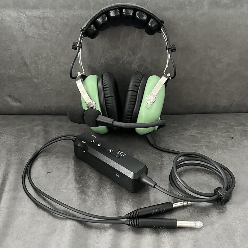 Aviation Headset Manufacturer - Professional General PJ-55 and PJ-68 Dual Plug Pilot Noise Reduction