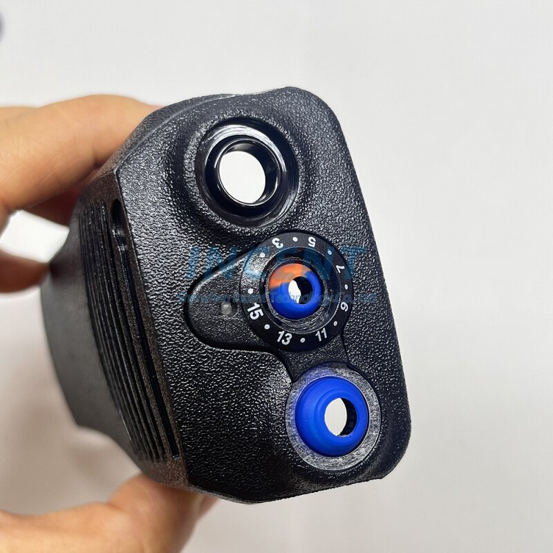 Two Way Radio Case Manufacturer - Black Front Housing 16 Channel Replacement Refurbish with Buttons for CP200