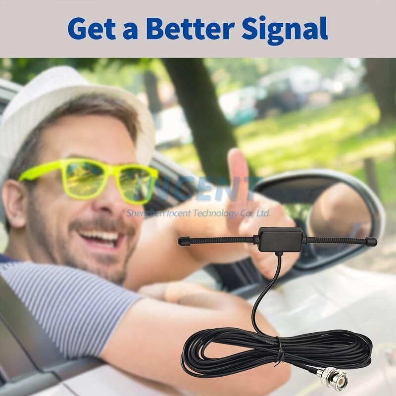 Car Truck Scanner Antenna Manufacturer - VHF UHF Adhesive Mount Compatible with Uniden Bearcat Whistler Radio Shack