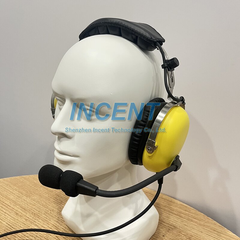 Aviation Headset Manufacturer - Yellow Pilot ANR Electret Condenser Microphone Active Noise Reduction A20