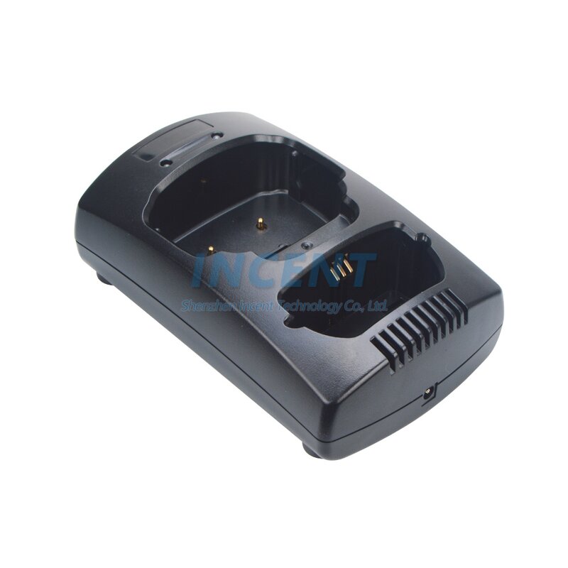 Desktop Charger Manufacturer - Pengisi Daya 1 + 1 Stasiun Pengisian Dengan Adaptor AC 100-240V Untuk Sepura STP8000 SEP8040