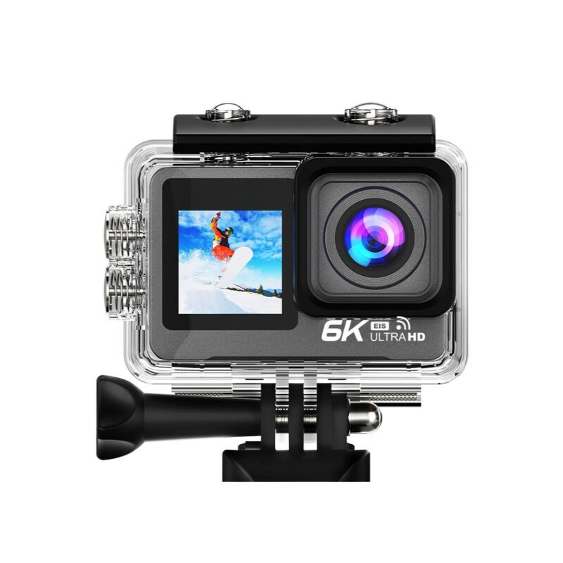 Action Camera Manufacturer - 6K Outdoor TYPE-C WIFI Touch Dual Screen Anti-shake