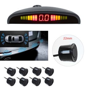 Parking Sensor Manufacturer - Auto Park 22mm Buzzer Rear View Reversing 8 Radar Assistant