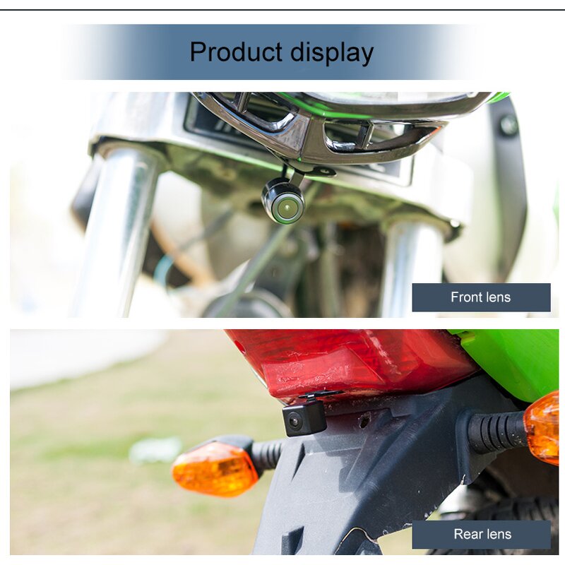 Motorcycle Recorder Camera Manufacturer - 3" 720P HD DVR IP67 Waterproof Night Vision