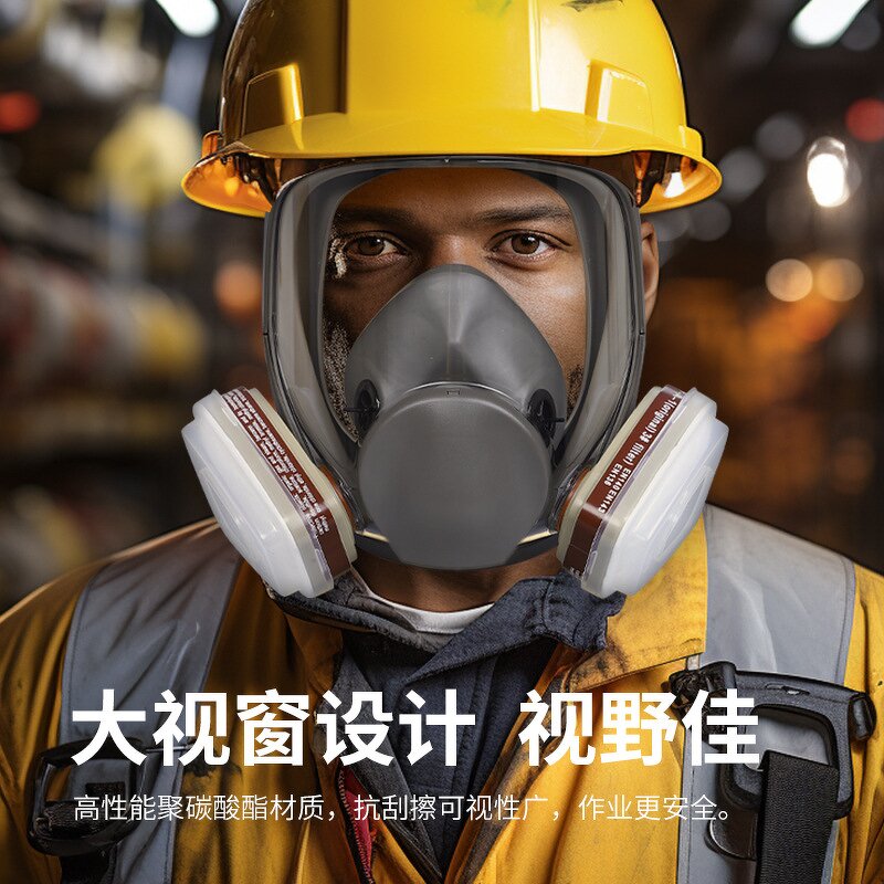 Gas Mask Manufacturer - 6800 Spray Paint Chemical Decoration Dust-proof Silicone