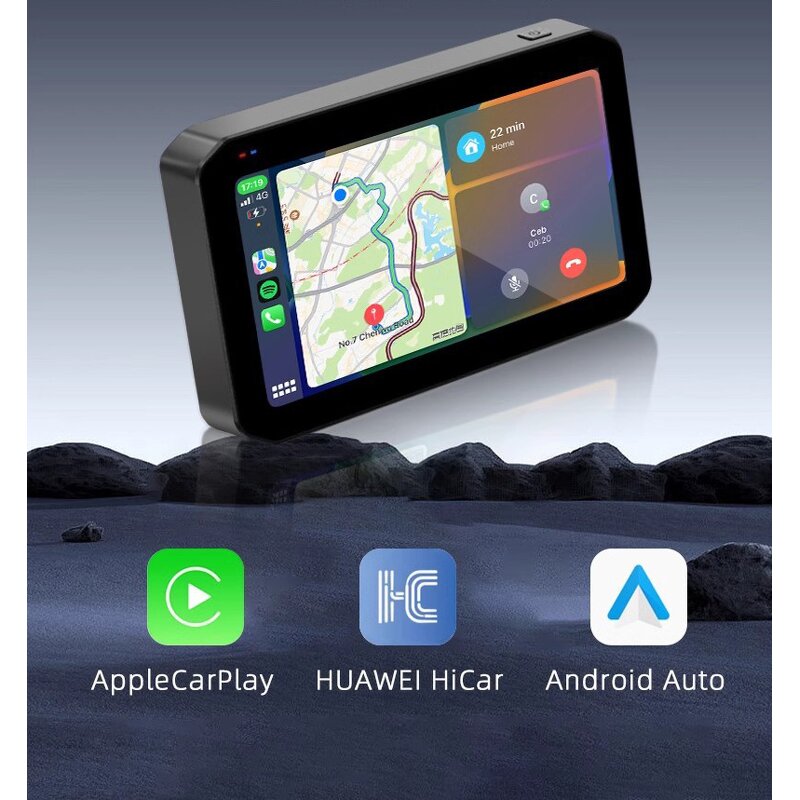 Wireless Dual FHD Cameras Manufacturer - 6.25" Carplay Android Waterproof TPMS BSD Radar