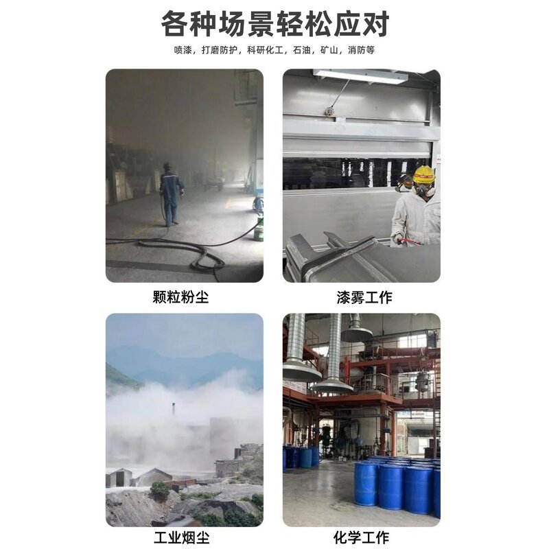 Gas Face Mask Manufacturer - Industrial Anti Dust Protective Half with Goggles