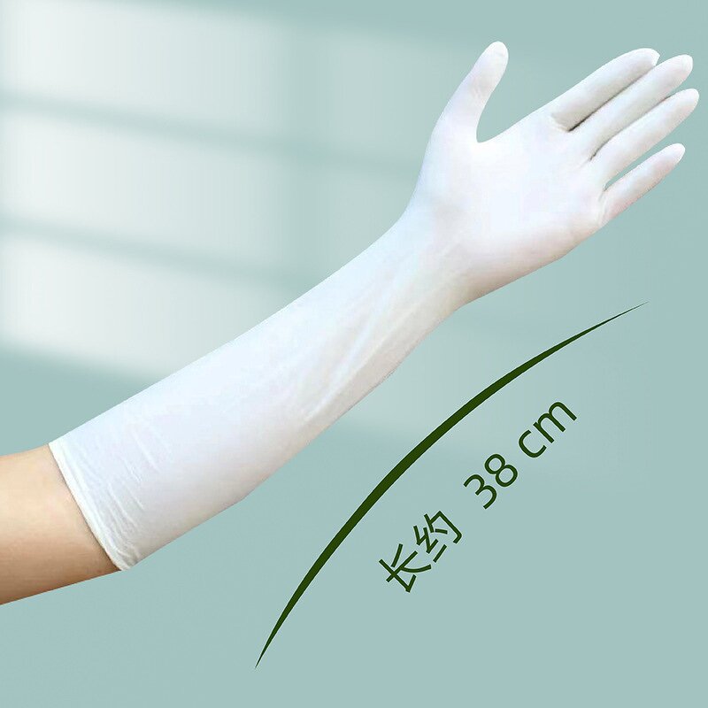 Safety Gloves Manufacturer - 16-Inch Disposable Nitrile Cleanroom Lab Antistatic Touch