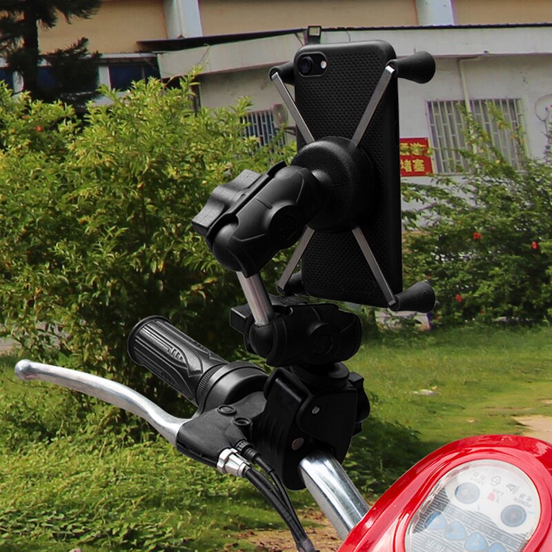 Motorcycle Mount Manufacturer - Bicycle Rail Clamp with 360 Degree Ball for Gopro