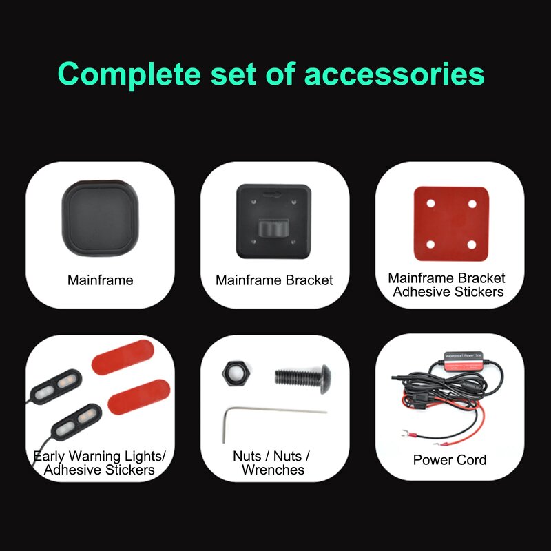 Motorcycle Safety System Manufacturer - Two-Way Millimeter Wave Radar Blind Spot Monitoring