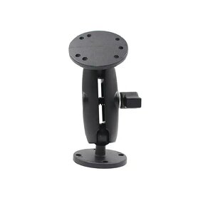 Double Ball Mount Manufacturer - 1" Heavy Duty Universal with Round Plates 9cm Arm