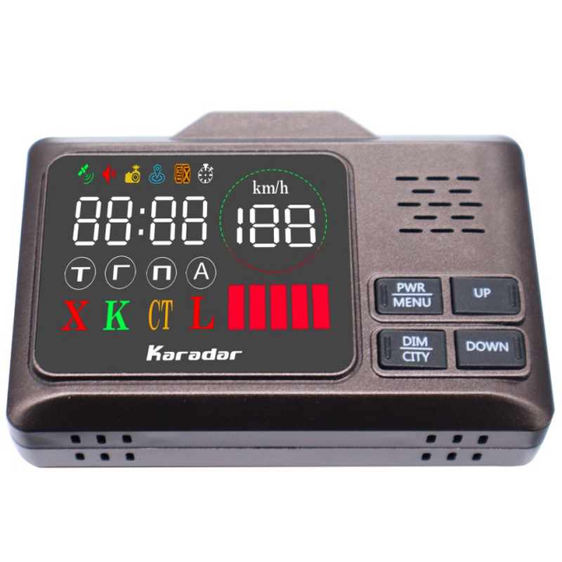 Car GPS Anti-Radar Detector Manufacturer - 2-in-1 with LED Signature 12-Month Warranty