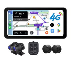 Android Motorcycle Screen Manufacturer - 6.3" IP67 Waterproof 8-Core GPS BT WIFI 4G DVR