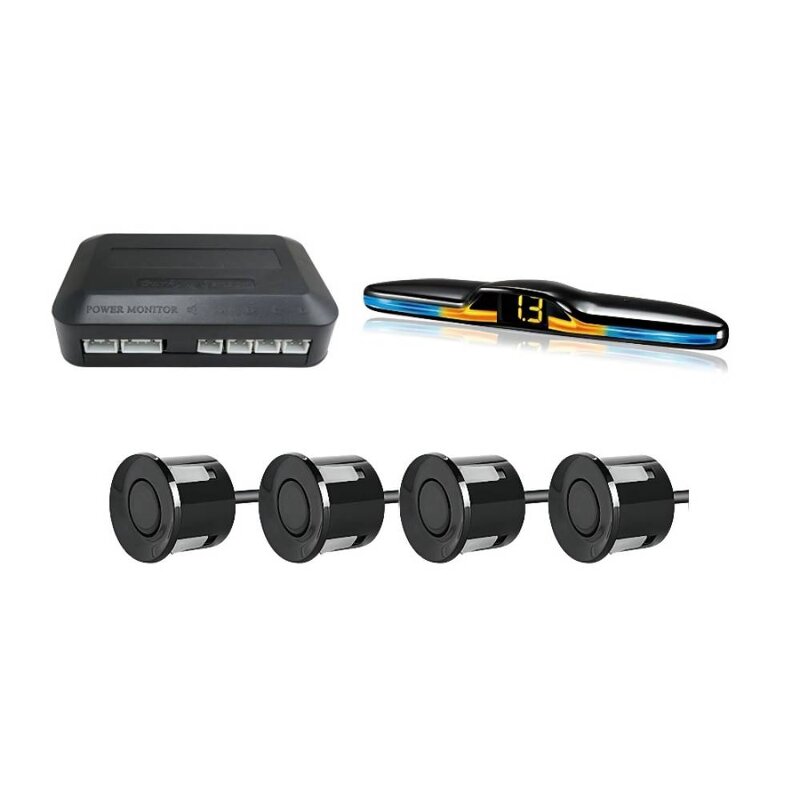 Reverse Camera Manufacturer - PK-666 4-Sensor Auto Reversing Backup LED Radar Parking