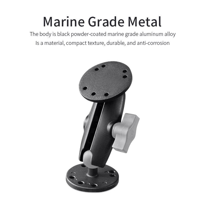 Vehicle GPS Bracket Manufacturer - Anti-shake 1 Inch Ball Head with AMPS Hole Pattern