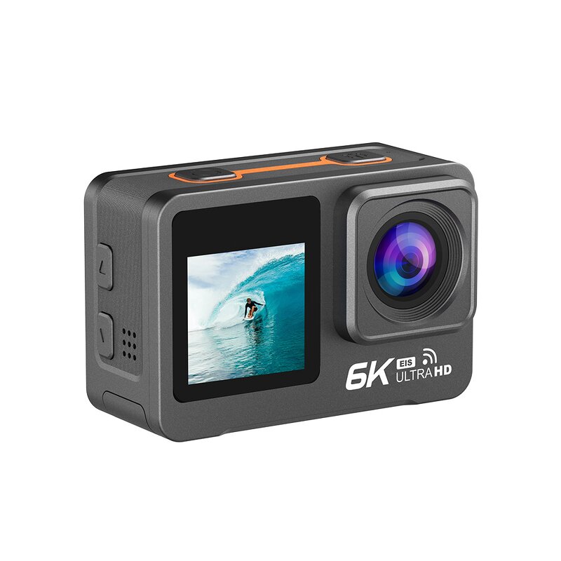 Action Camera Manufacturer - 6K Outdoor TYPE-C WIFI Touch Dual Screen Anti-shake