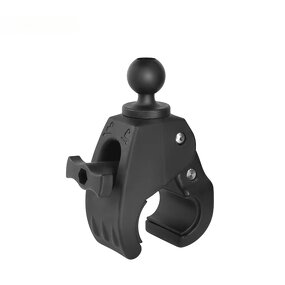Vehicle Mount Manufacturer - Round Tube Tough-Claw Quick Release with 1" Ball Head