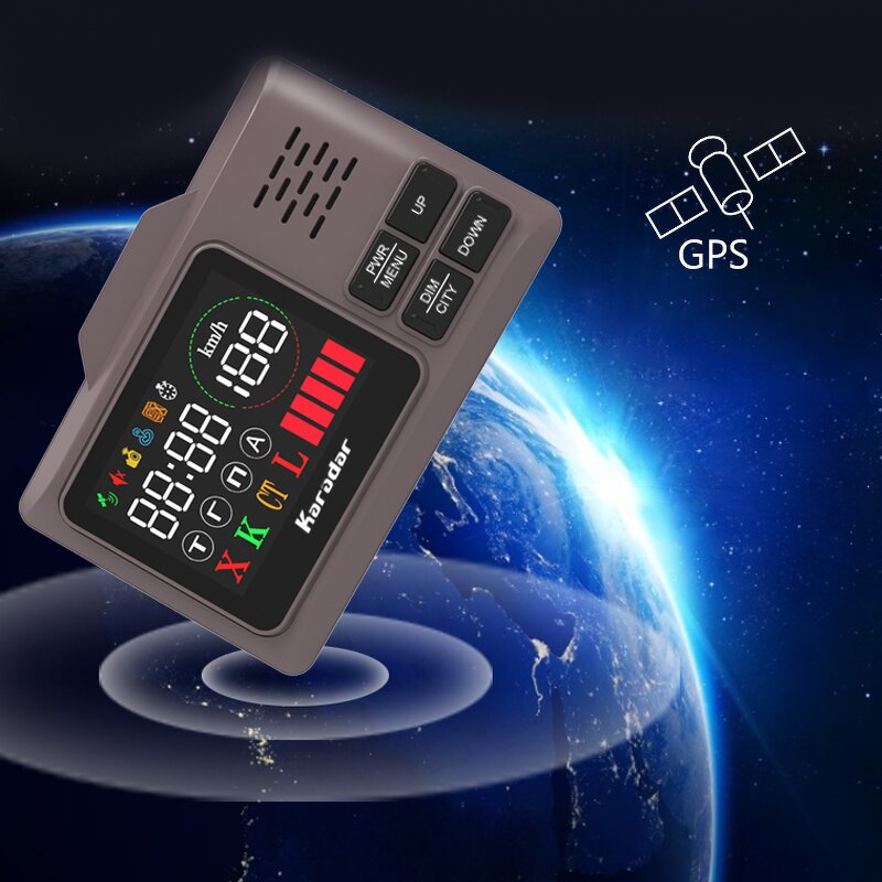 Radar Detector Manufacturer - Signature LED Display with GPS Anti-Radar for Russian Market
