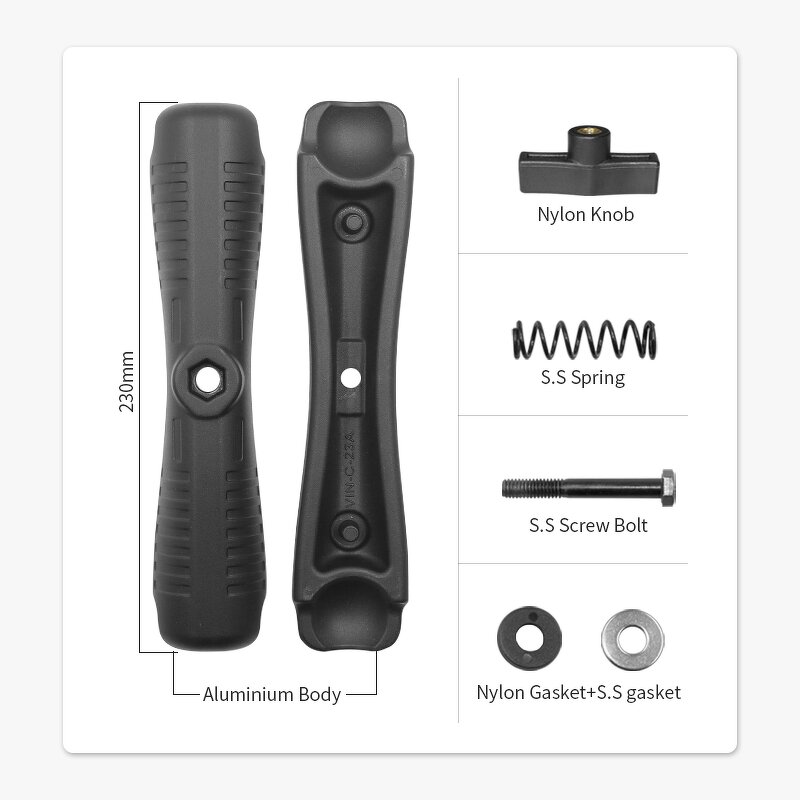 Double Socket Arm Manufacturer - Heavy Duty Marine Aluminum 23cm for C Size 1.5" Ball