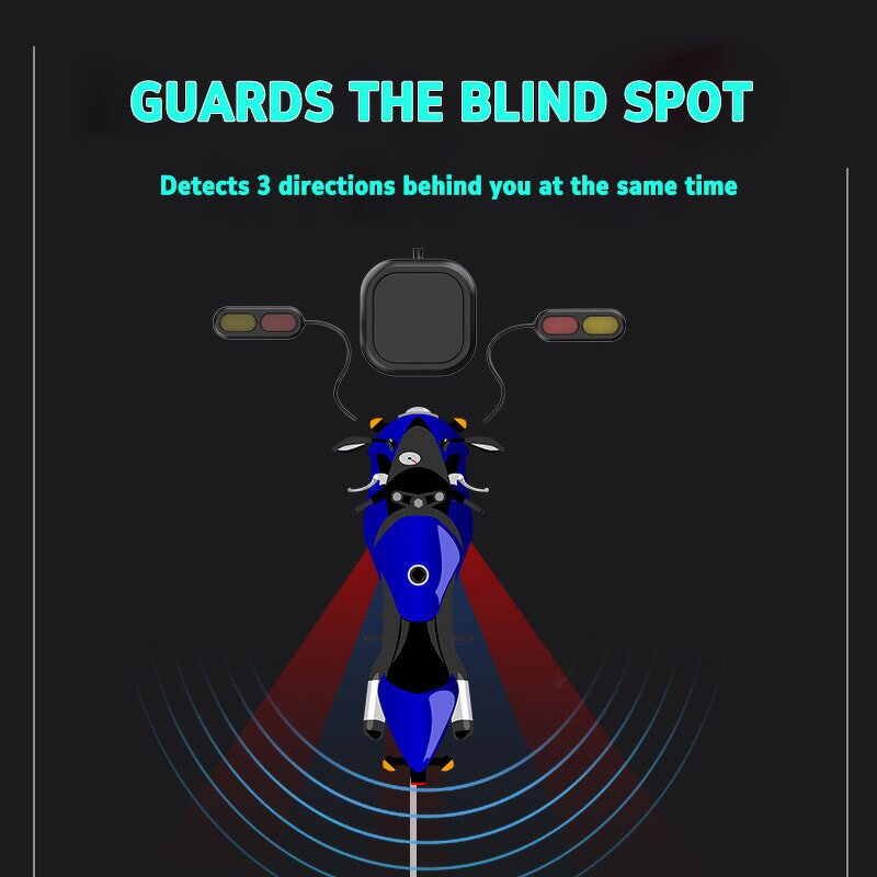 Motorcycle Blind Spot Radar Manufacturer - 30m Range IP67 Waterproof Lane Change Assist