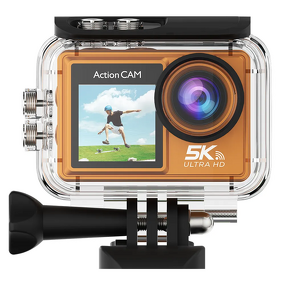 Action Camera Manufacturer - 5K Dual IPS Touch LCD DVR EIS 170° 30M Waterproof 5X Zoom